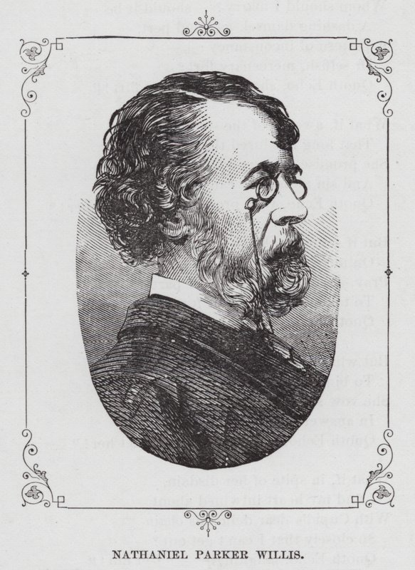 Nathaniel Parker Willis (gravering) af American School