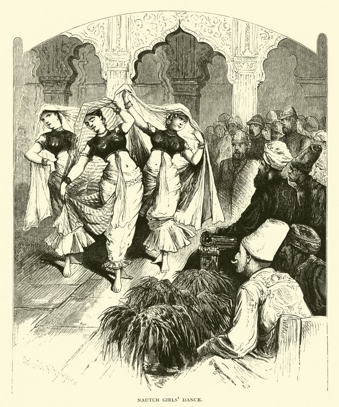 Nautch piger danser af American School