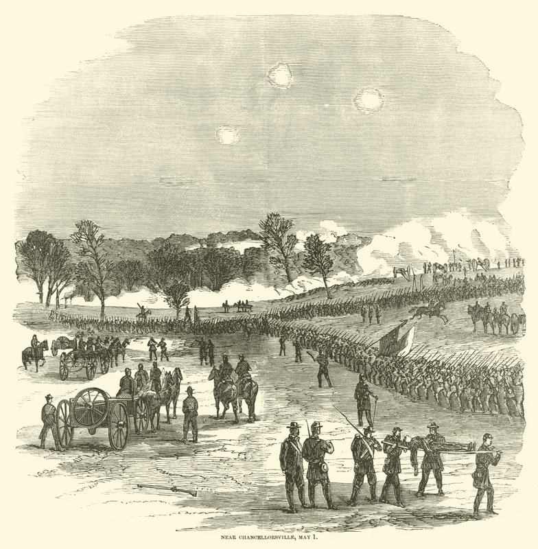 I nærheden af Chancellorsville, 1. maj, maj 1863 af American School