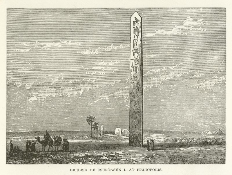 Obelisk af Usurtasen I ved Heliopolis af American School