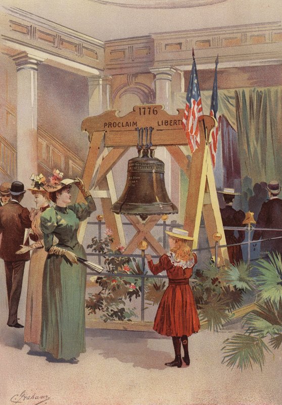 Gamle Liberty Bell af American School