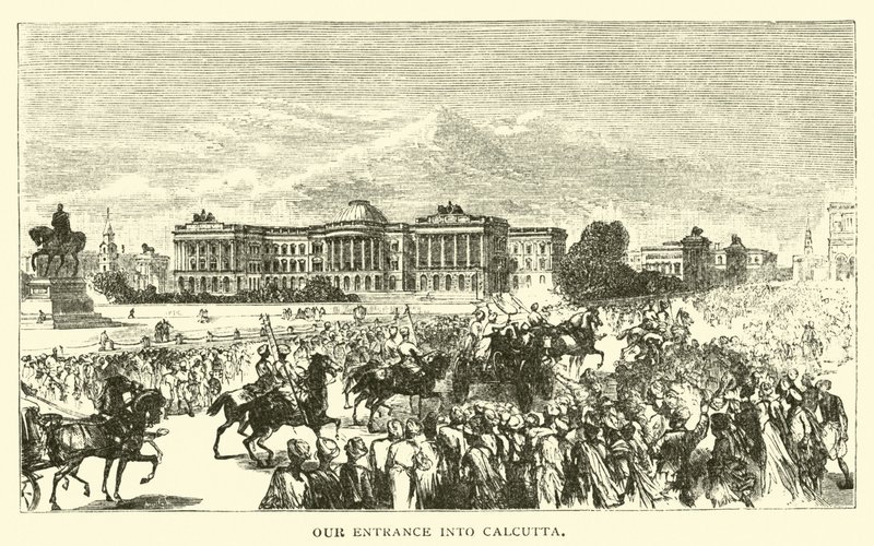 Vores indgang til Calcutta af American School