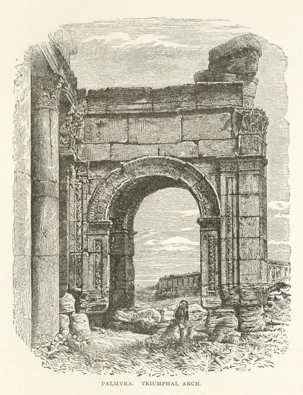 Palmyra, Triumfbuen af American School