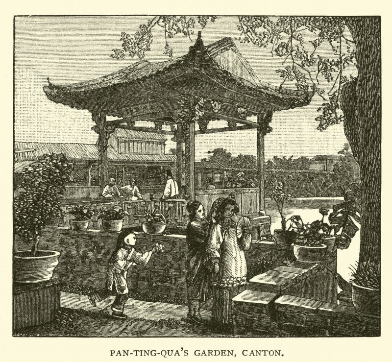 Pan-ting-Quas Garden, Canton af American School