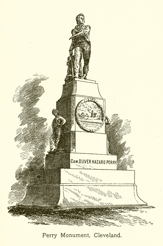 Perry Monument, Cleveland, Lake Erie af American School