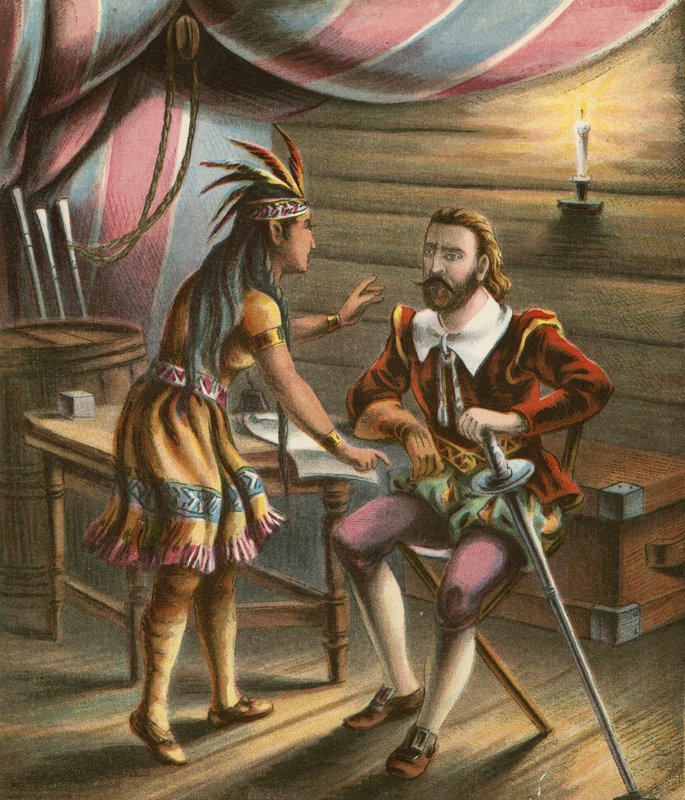 Pocahontas af American School