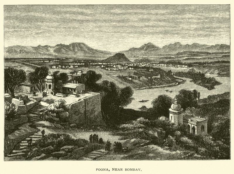 Poona, nær Bombay af American School