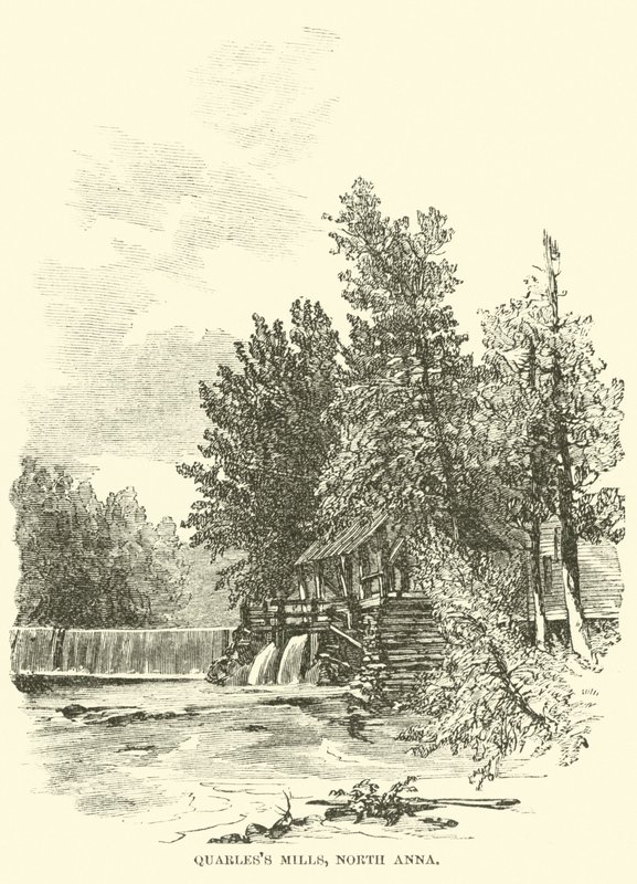 Quarless Mills, North Anna, maj 1864 af American School