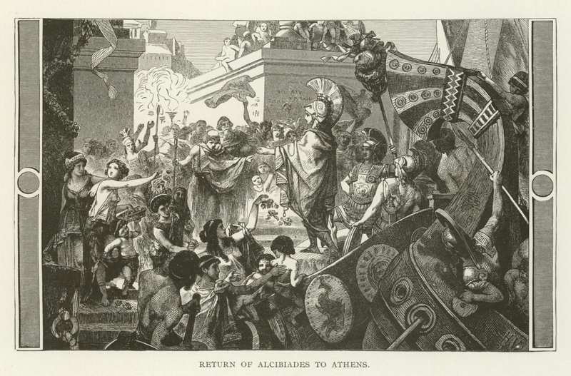 Alcibiades tilbagevenden til Athen af American School