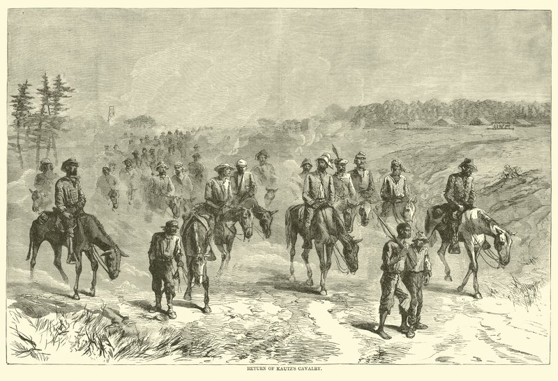 Kautzs kavaleri tilbage, juni 1864 af American School