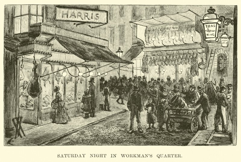 Lørdag aften i Workmans Quarter af American School