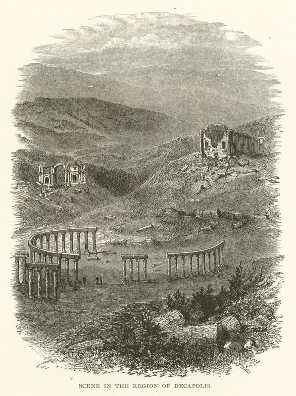 Scene i regionen Decapolis af American School