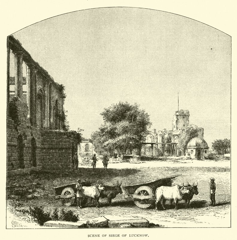 Scene af Siege of Lucknow af American School