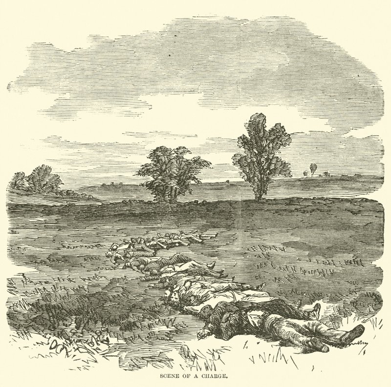 Scene af en anklage, september 1862 af American School