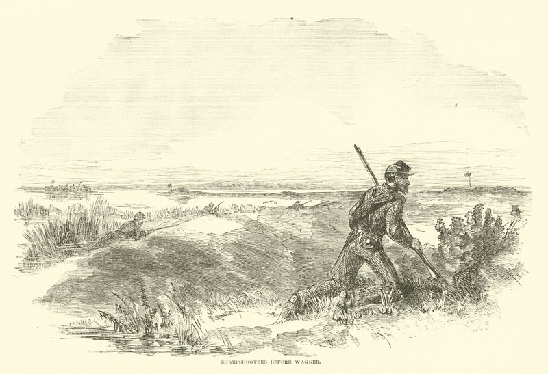 Skarpskytter før Wagner, august 1863 af American School