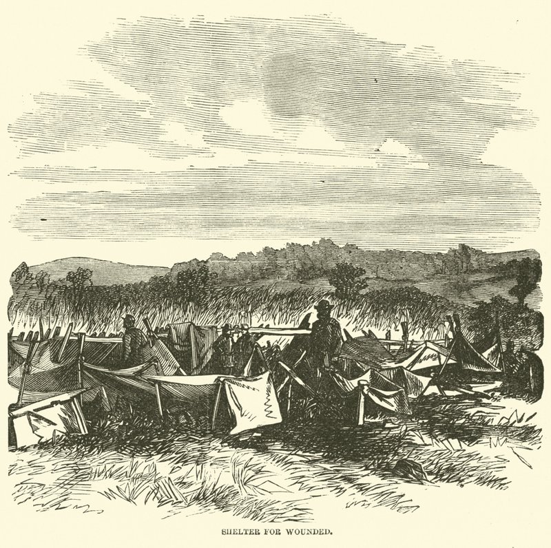 Tilflugtssted for sårede, september 1862 af American School