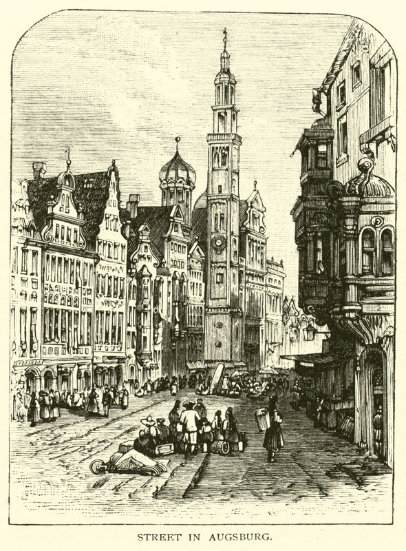 Gade i Augsburg af American School