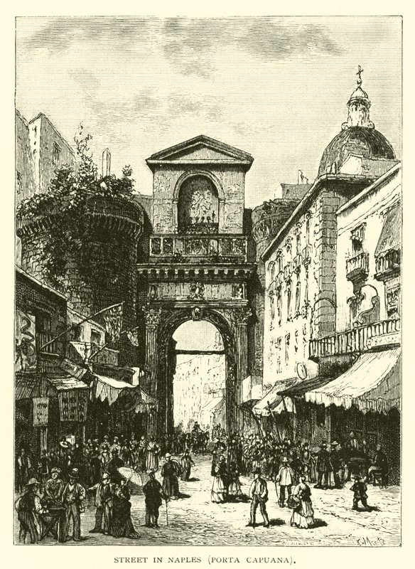 Gade i Napoli, Porta Capuana af American School