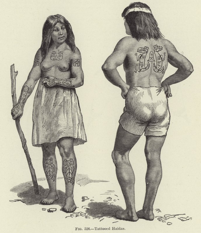 Tattooed Haidas af American School
