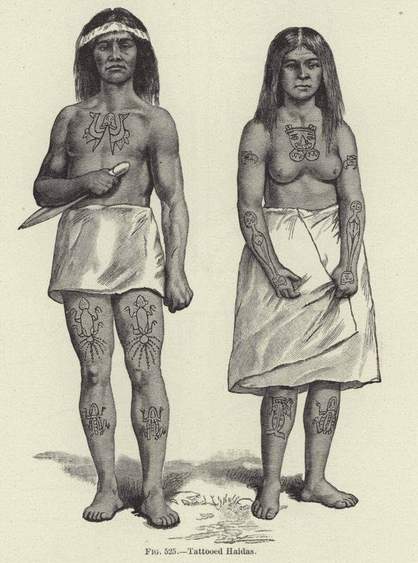 Tattooed Haidas af American School