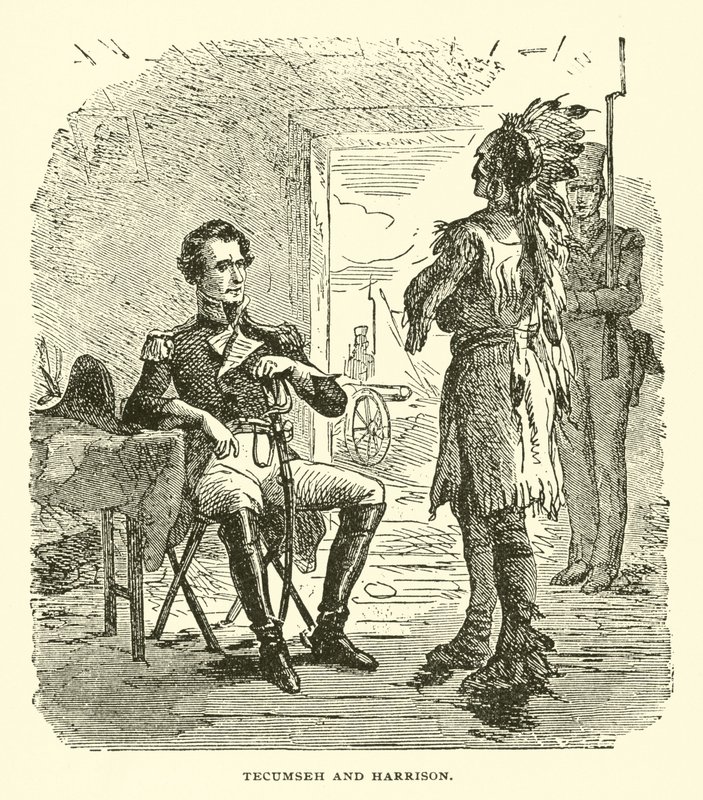 Tecumseh og Harrison af American School