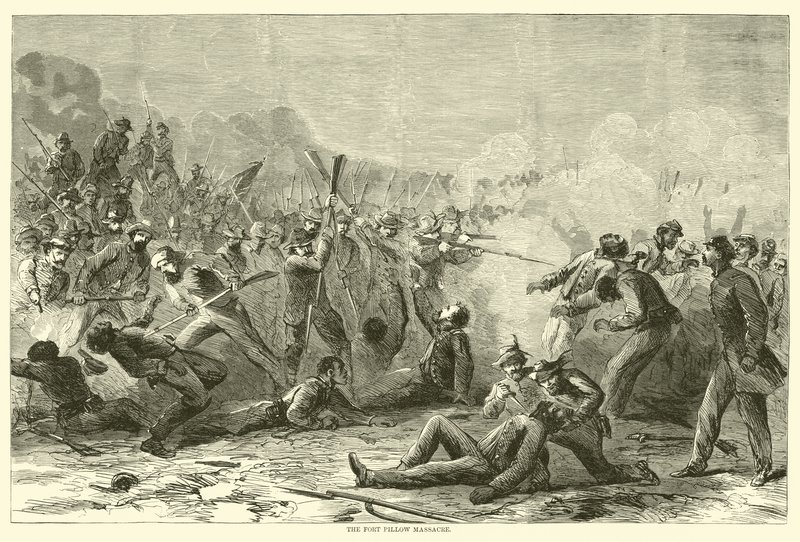 Fort Pillow Massacre, april 1864 af American School