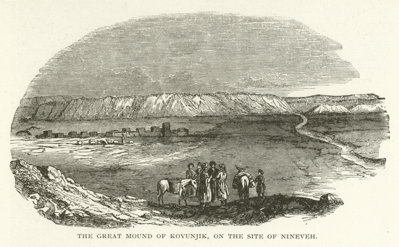 The Great Mound of Koyunjik, på stedet for Nineveh af American School