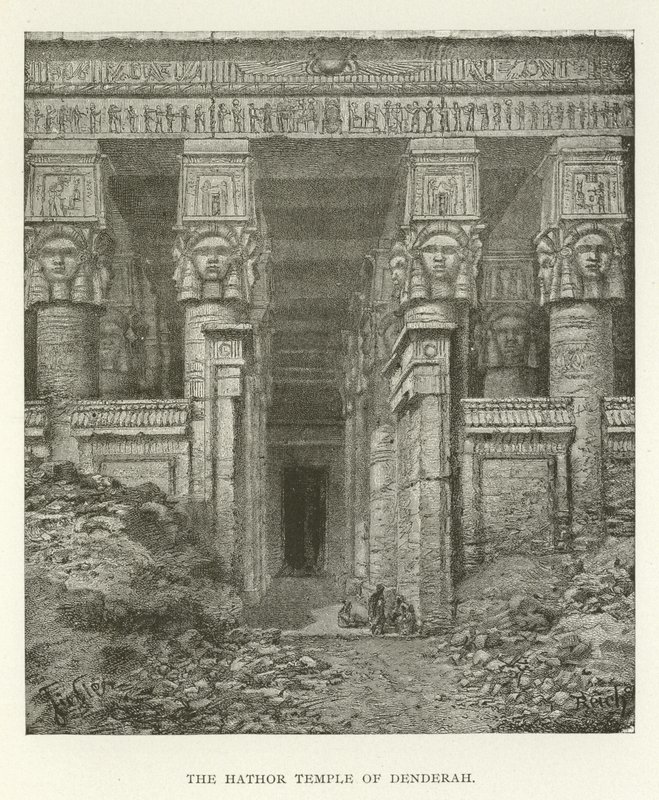 Hathor-templet i Denderah af American School