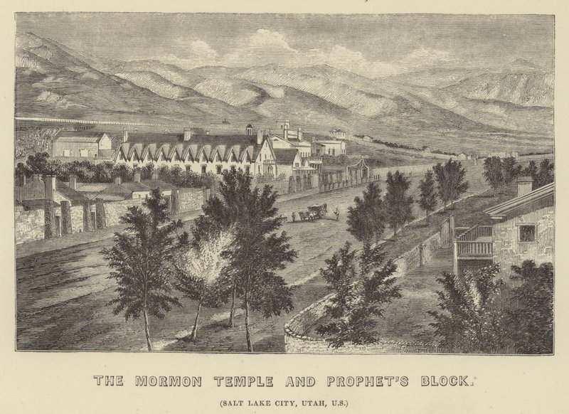 Mormontemplet og profeternes blok af American School