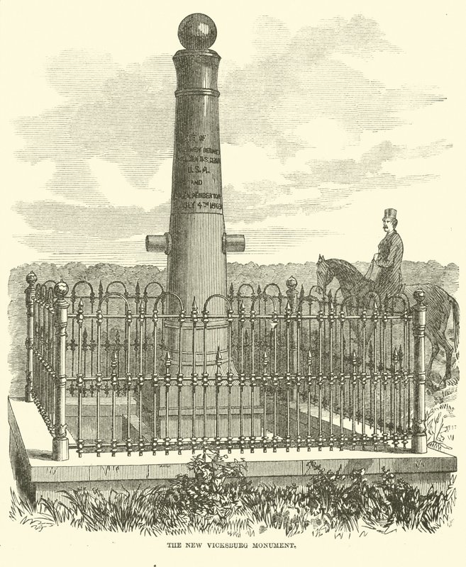 The New Vicksburg Monument, juli 1863 af American School
