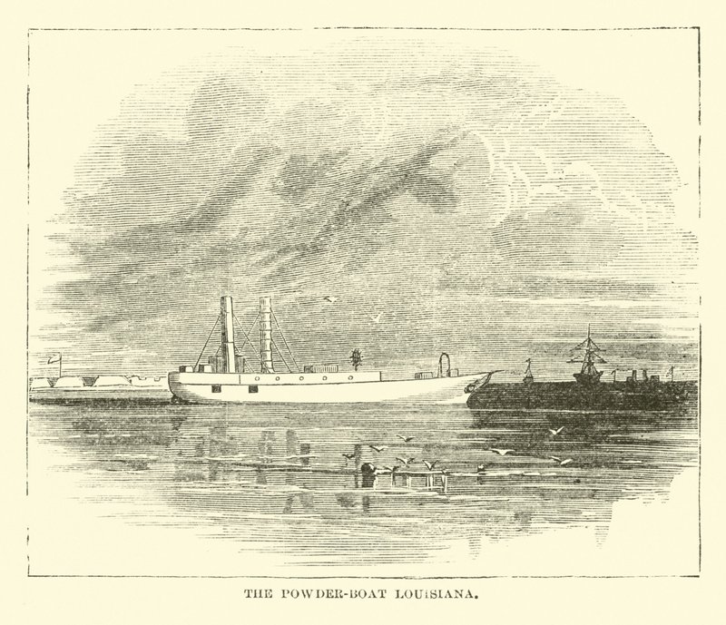 Pulverbåden Louisiana, december 1864 af American School