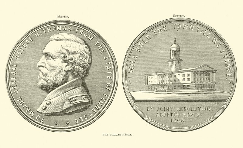 Thomas-medaljen, oktober 1863 af American School