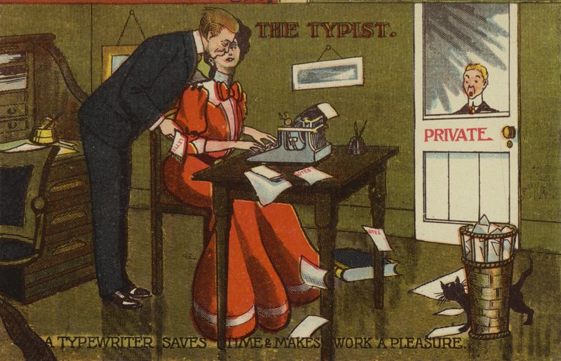 The Typist - en skrivemaskine sparer tid og gør arbejdet til en fornøjelse af American School