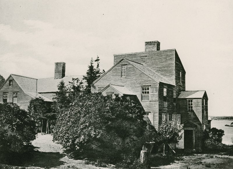 The Wentworth Mansion (fotogravure) af American School