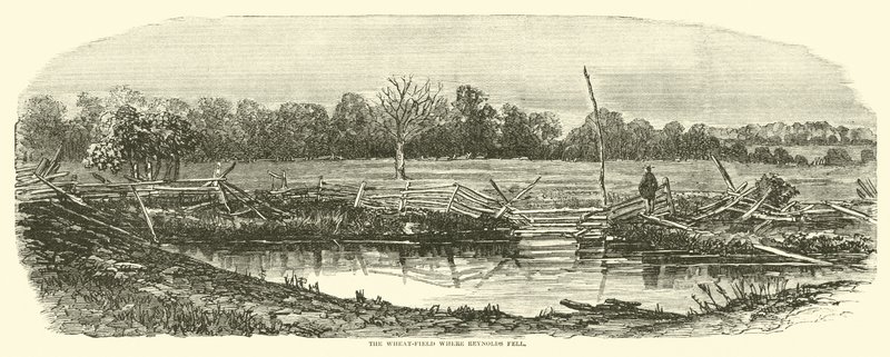 Hvedemarken, hvor Reynolds faldt, juli 1863 af American School