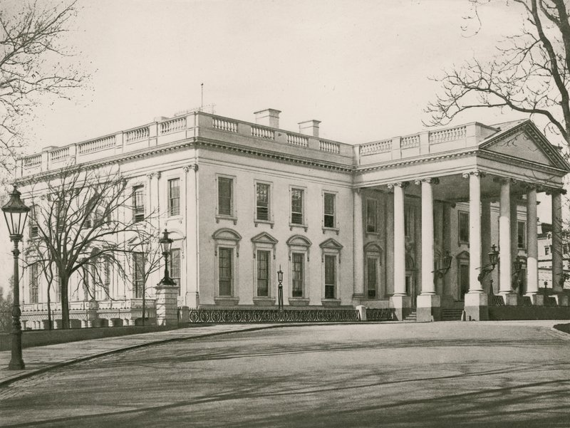 Det Hvide Hus, Washington DC (fotogravure) af American School