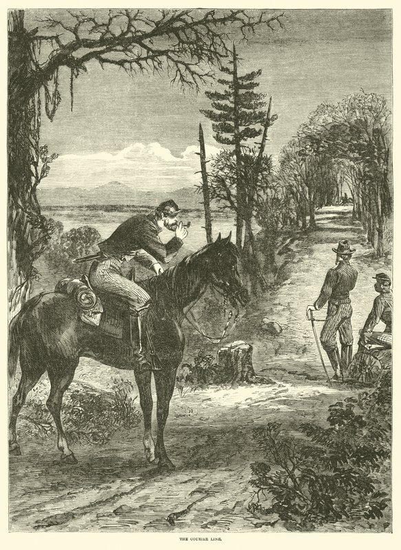 Kurerlinjen, april 1863 af American School
