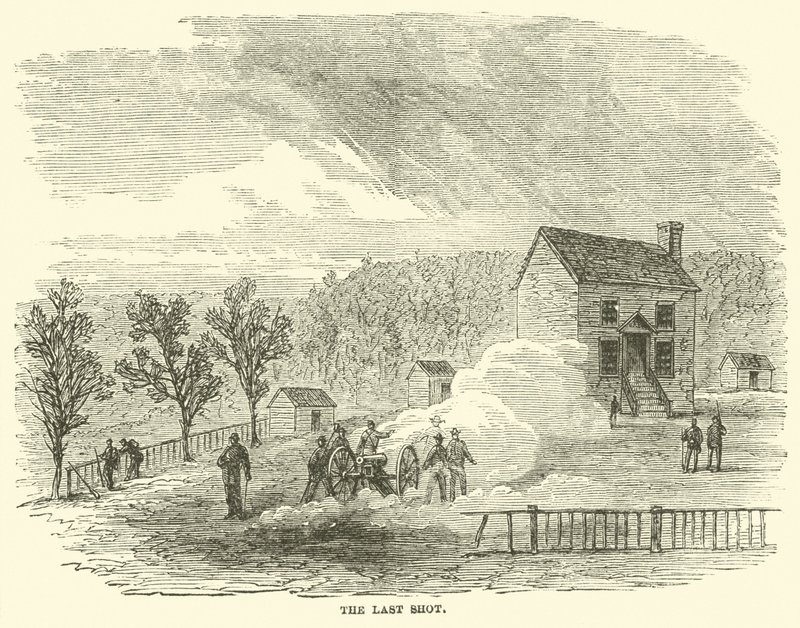 Det sidste skud, april 1865 af American School