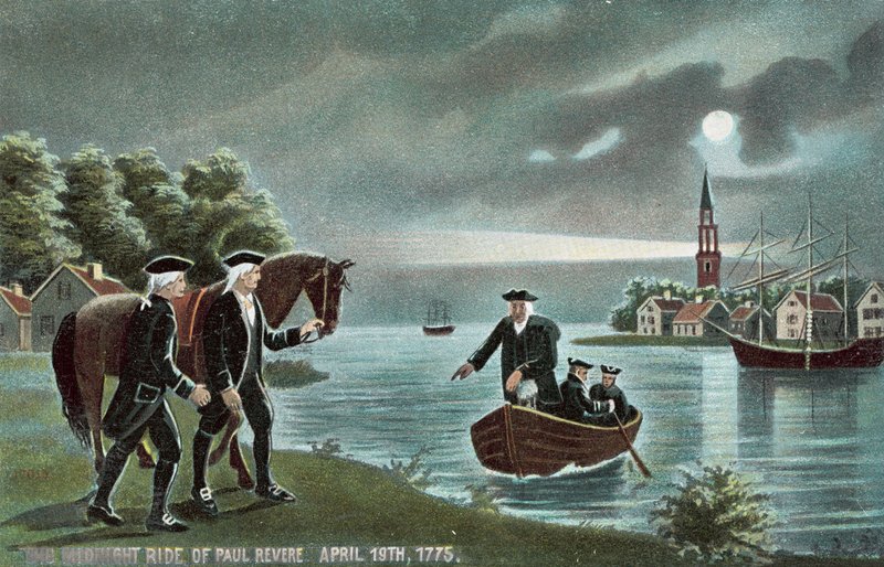 Paul Reveres midnatsridt af American School