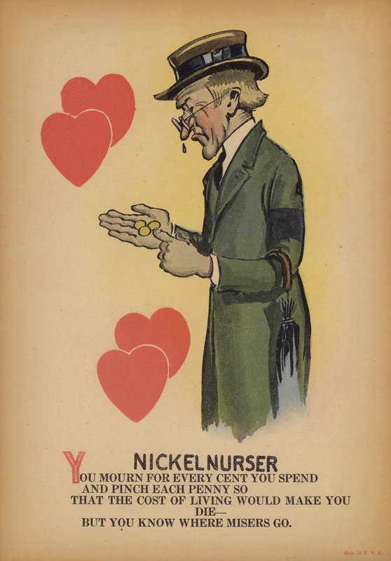 The nickelnurser (farvelitografi) af American School