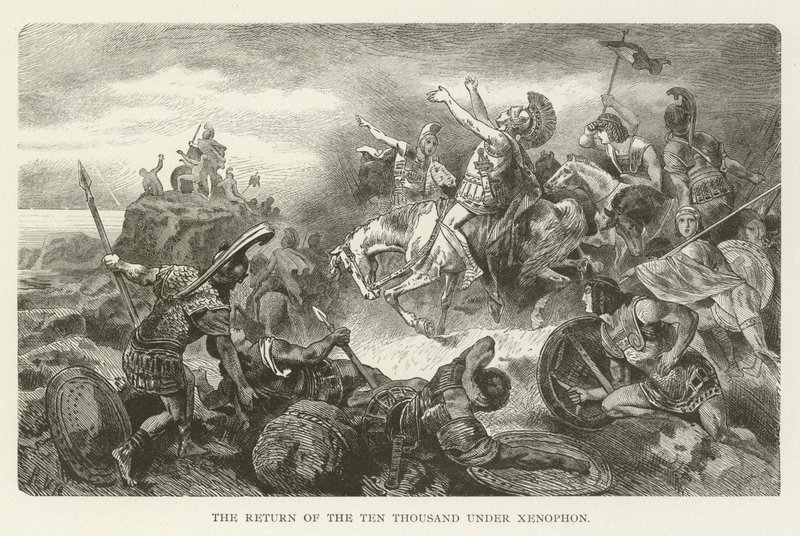 De ti tusinds tilbagevenden under Xenophon af American School