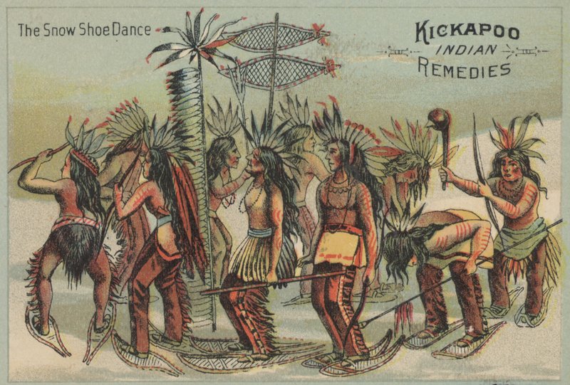 Sneskodansen (chromolitho) af American School