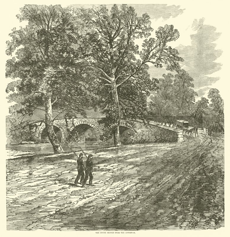 Stenbroen over Antietam, september 1862 af American School