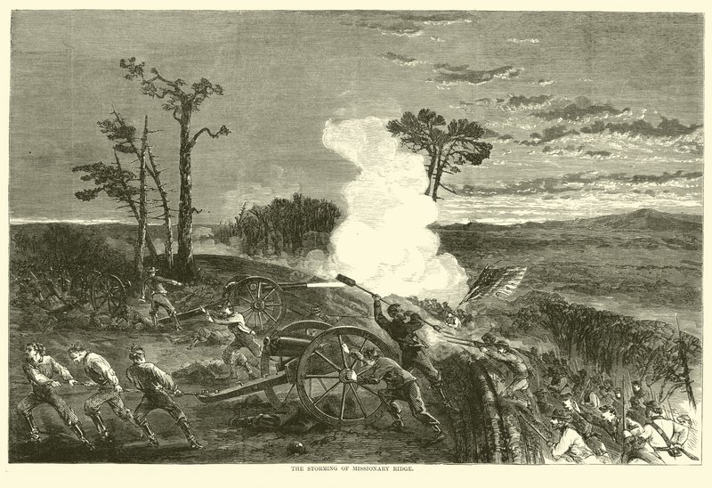 Stormen af Missionary Ridge, november 1863 af American School