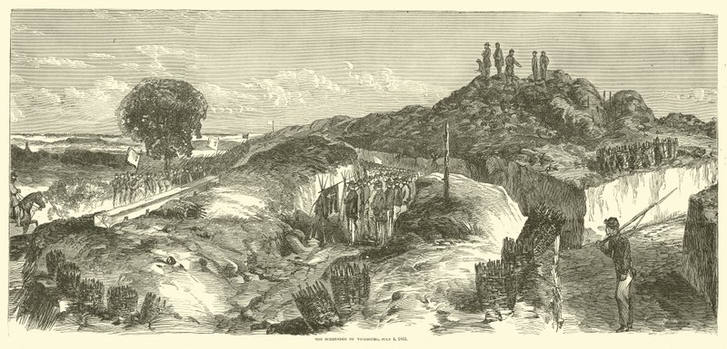 Overgivelsen af Vicksburg, 4. juli 1863, juli 1863 af American School