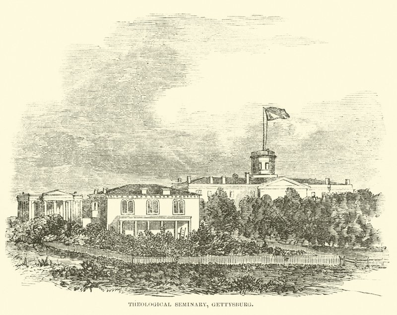 Theological Seminary, Gettysburg, juli 1863 af American School