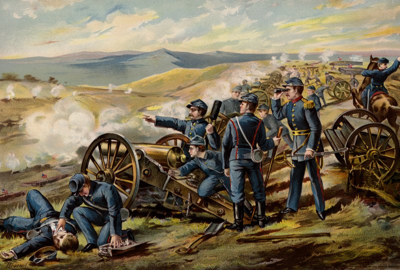 US Army, Field Batteries, Malvern Hill af American School