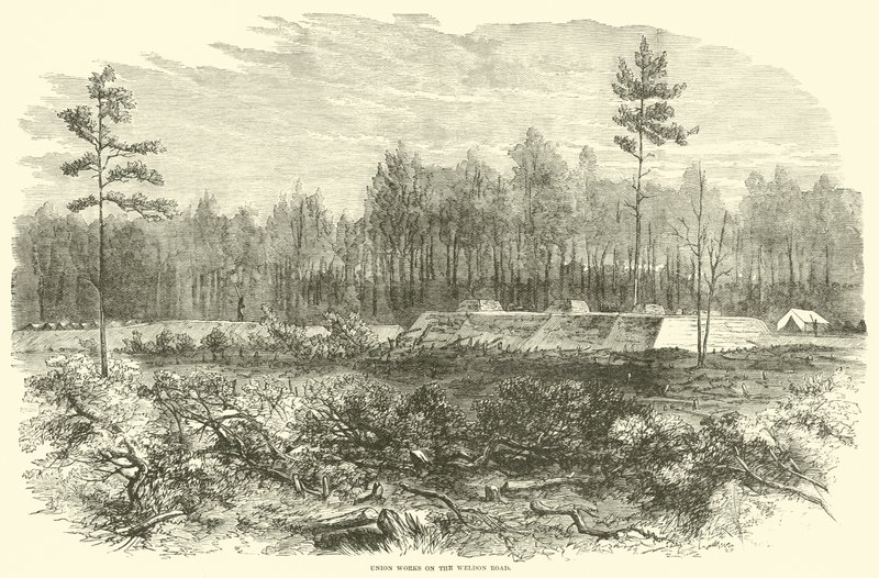 Fagforening arbejder på Weldon Road, august 1864 af American School