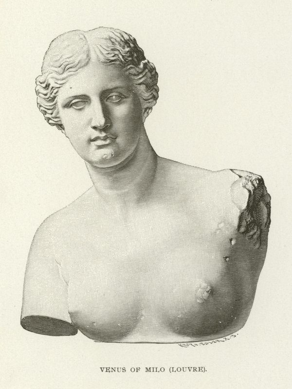 Venus af Milo, Louvre af American School