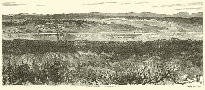 Udsigt over Knoxville fra Keiths Hills, november 1863 af American School